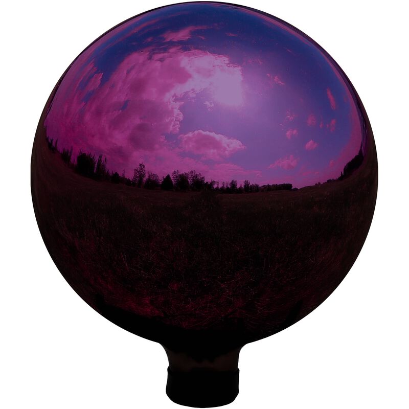 Sunnydaze Set of 2 10" Mirrored Stainless Steel Gazing Globe