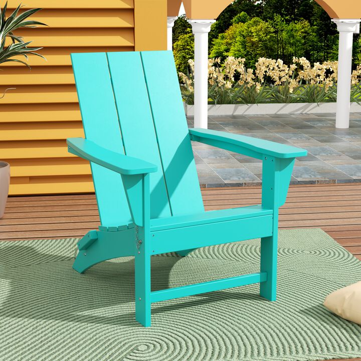 WestinTrends Modern Folding Adirondack Chair