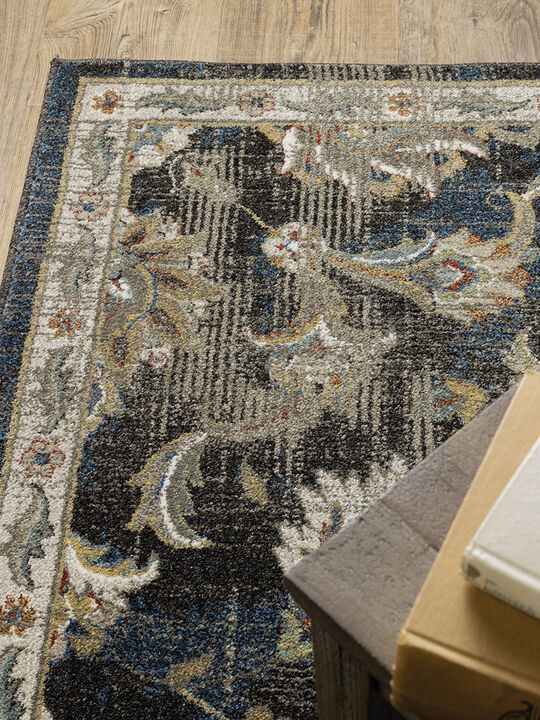Venice 3'10" x 5'5" Charcoal Rug