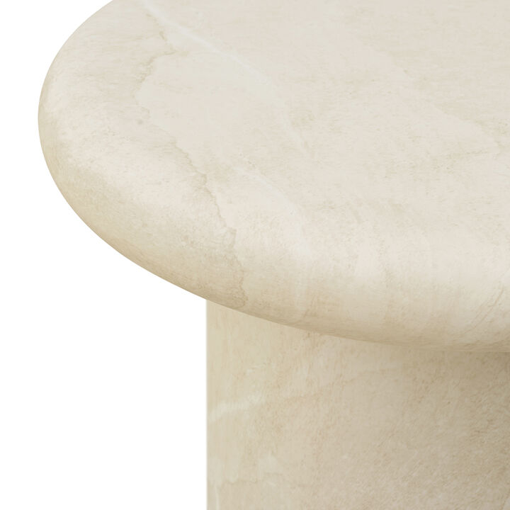 Travertino End Table