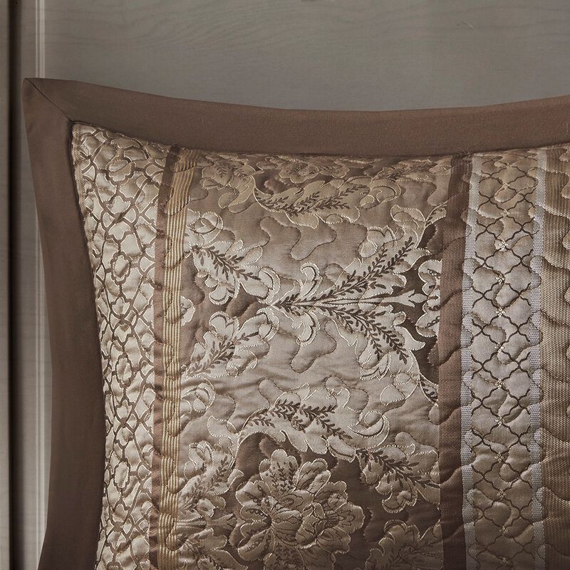 Gracie Mills Bruce 5-Piece Reversible Jacquard Bedspread Set