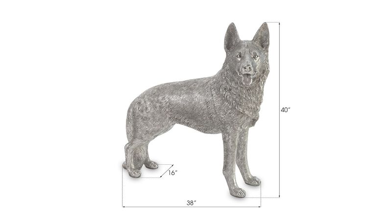 German Shepherd Sculpture