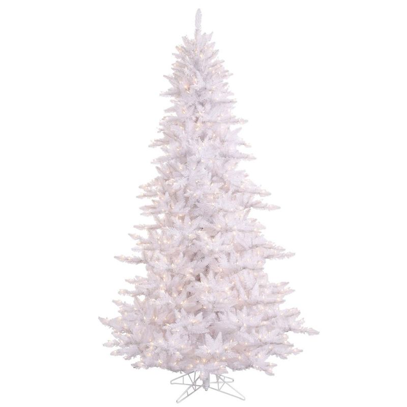 Vickerman  3 ft. x 25 in. White Fir Christmas Tree with 100 Warm White 234 Tips Dura LED Light