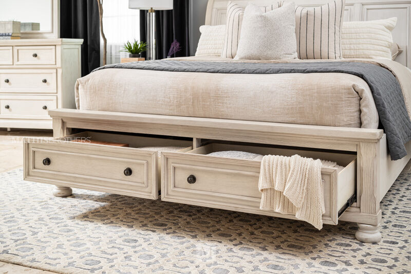 Robbinsdale Queen Sleigh Storage Bed