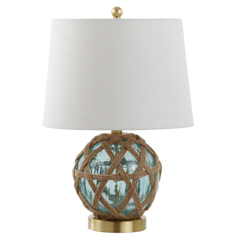 Andrews LED Glass/Rope Table Lamp