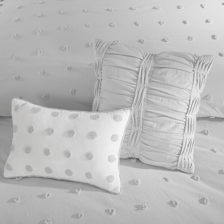 Belen Kox Brooklyn Dot 5-Piece Cotton Duvet Cover Set, Belen Kox