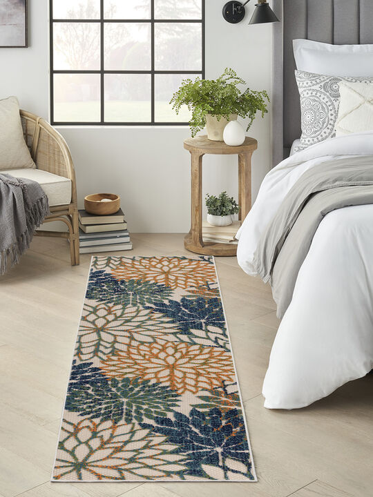 Aloha ALH05 Blue/Green 2'3" x 8' Rug