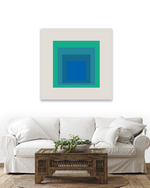 Square Series Blue
