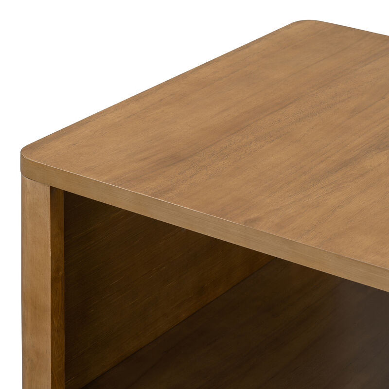 Merax Farmhouse Square Coffee Table for Living Room