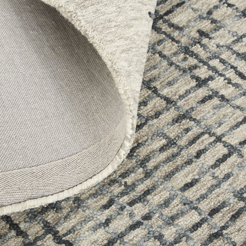 Maddox 8630F Gray/Black/Tan 9' x 12' Rug