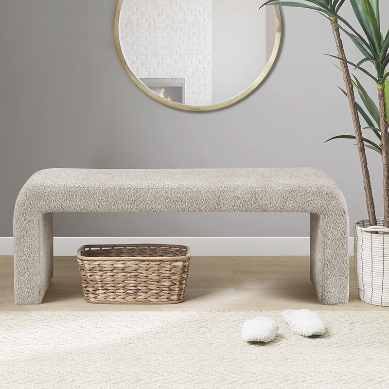 Gracie Mills Amos Modern Boucle Waterfall 52"