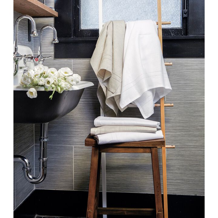 Solino Home 100% Pure Linen Bath Towel 30 x 54 Inch