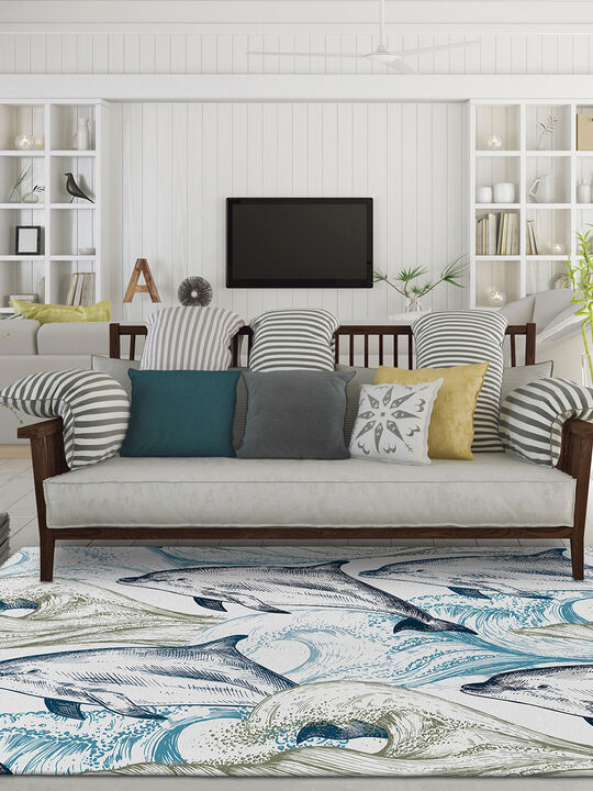 Harbor HA10 Ivory 10' x 14' Rug