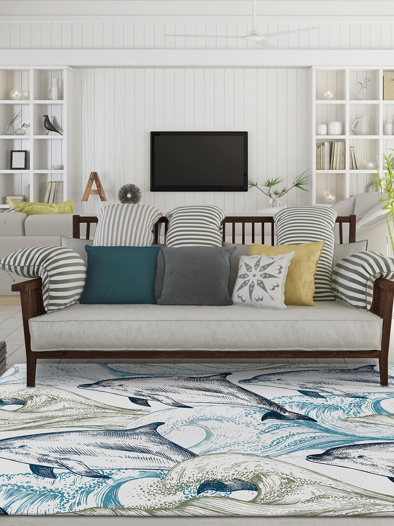 Harbor HA10 Ivory 10' x 14' Rug
