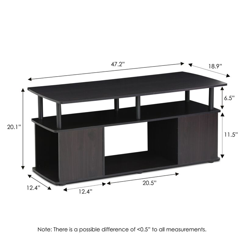 Furinno Furinno JAYA Utility Design Coffee Table, 15115BKW