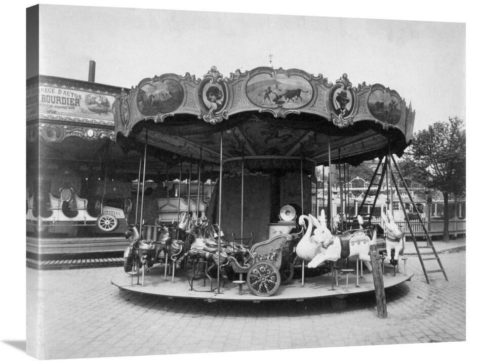 Paris, 1923 - Fte du Trne, Street Fair-Canvas Art-30x24