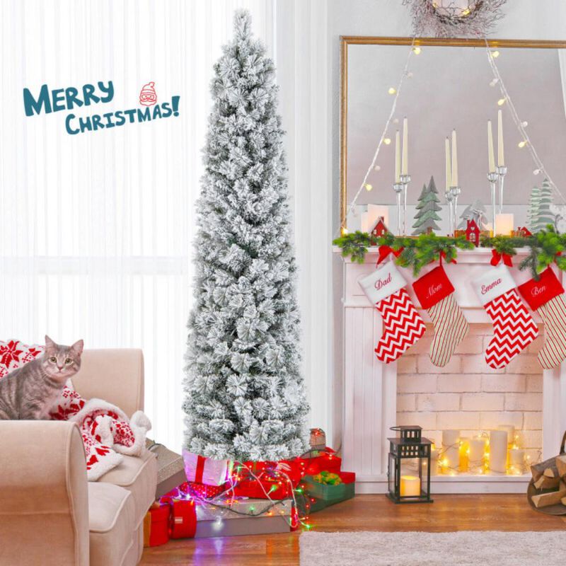 Artificial Christmas Tree for Holiday Décor, Pre-Lit & Realistic Pine Needles