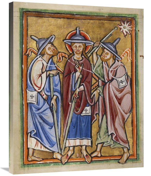 The Road to Emmaus-Canvas Art-28x35