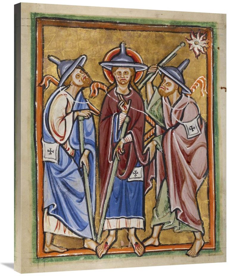 The Road to Emmaus-Canvas Art-28x35