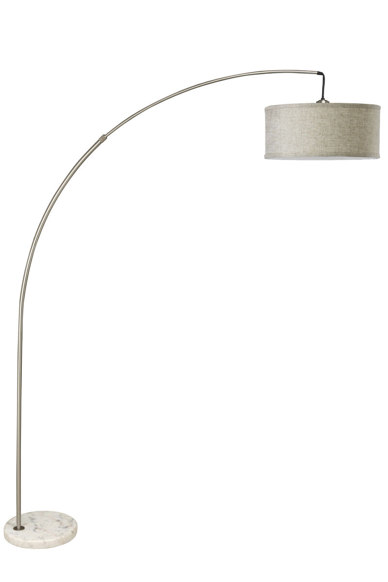 78" Silver Arch Floor Lamp With KD Shade with Double Box (1 Piece)