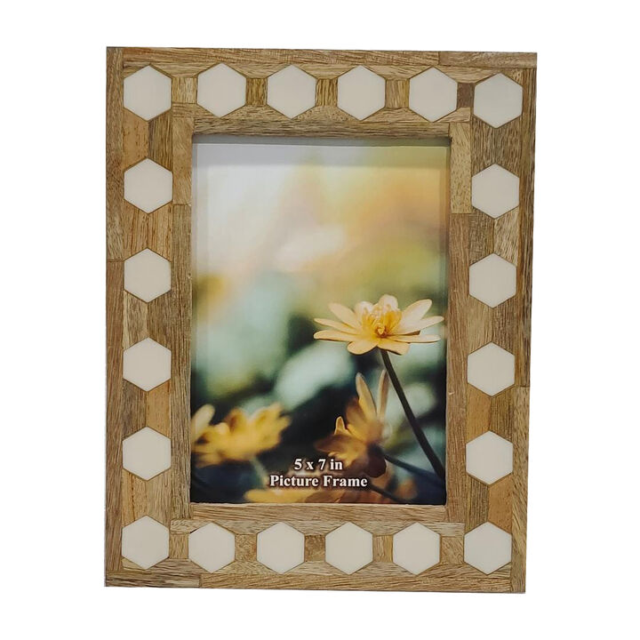 5"x7"  Hexagon Photo Frame