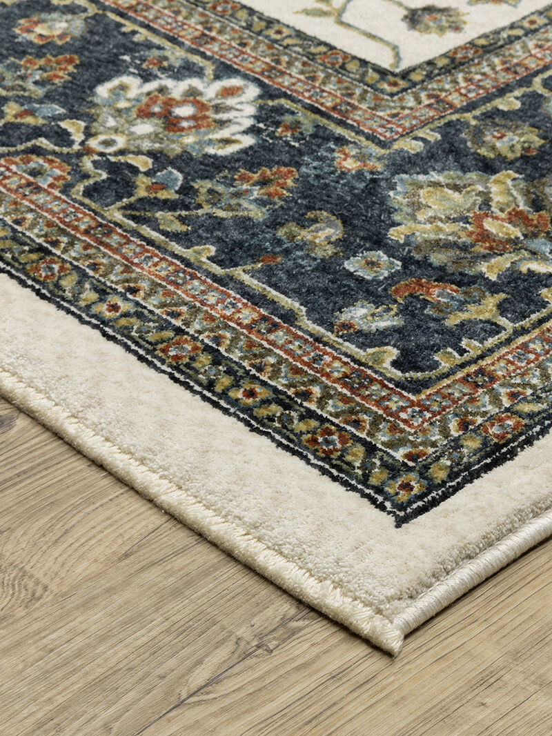 Vivian 3'10" x 5'5" Ivory Rug