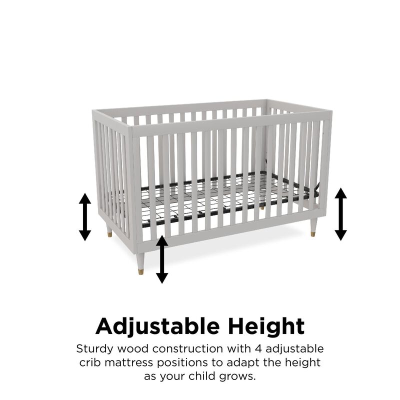 Little Seeds Rowan Valley Flint 3 in 1 Crib
