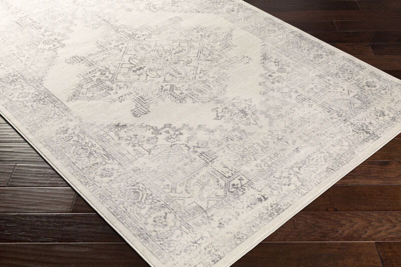 Roma ROM-2322 9' x 12'3' Gray Rug
