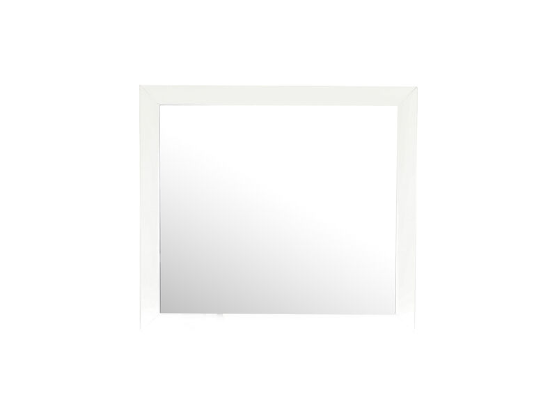 Marilla 35 in. x 39 in. Modern Rectangle Framed Dresser Mirror
