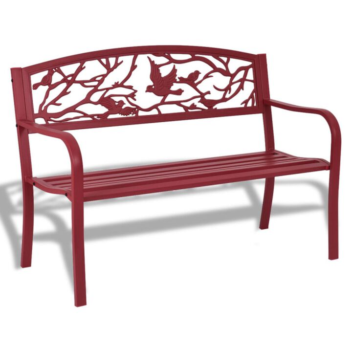Hivvago Patio Garden Bench Park Yard Outdoor Furniture