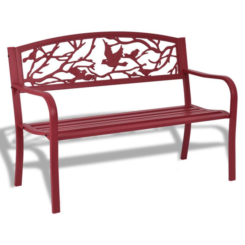 Hivvago Patio Garden Bench Park Yard Outdoor Furniture