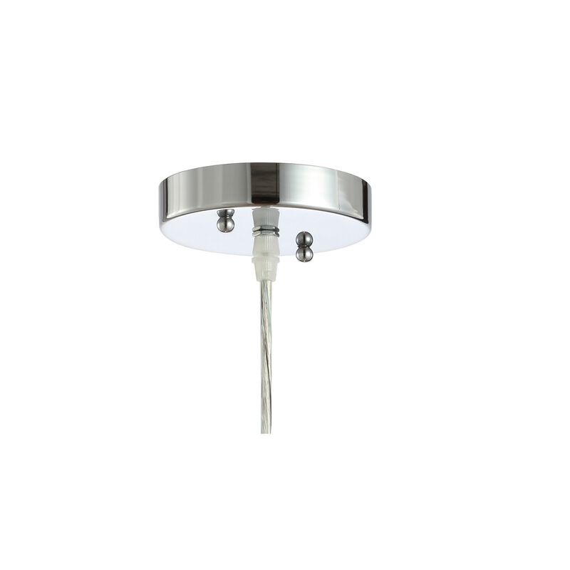 Hampton Adjustable Iron/Glass Pharmacy LED Pendant