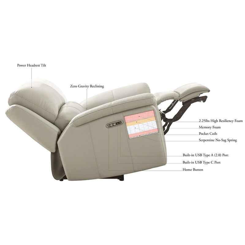 Ashby Power Headrest Zero Gravity Recliner