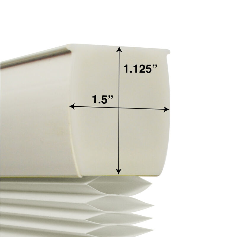 Versailles Home Fashions Cordless Honeycomb Insulating All Season Light Filtering Cellular Window Shade 30" X 72" White