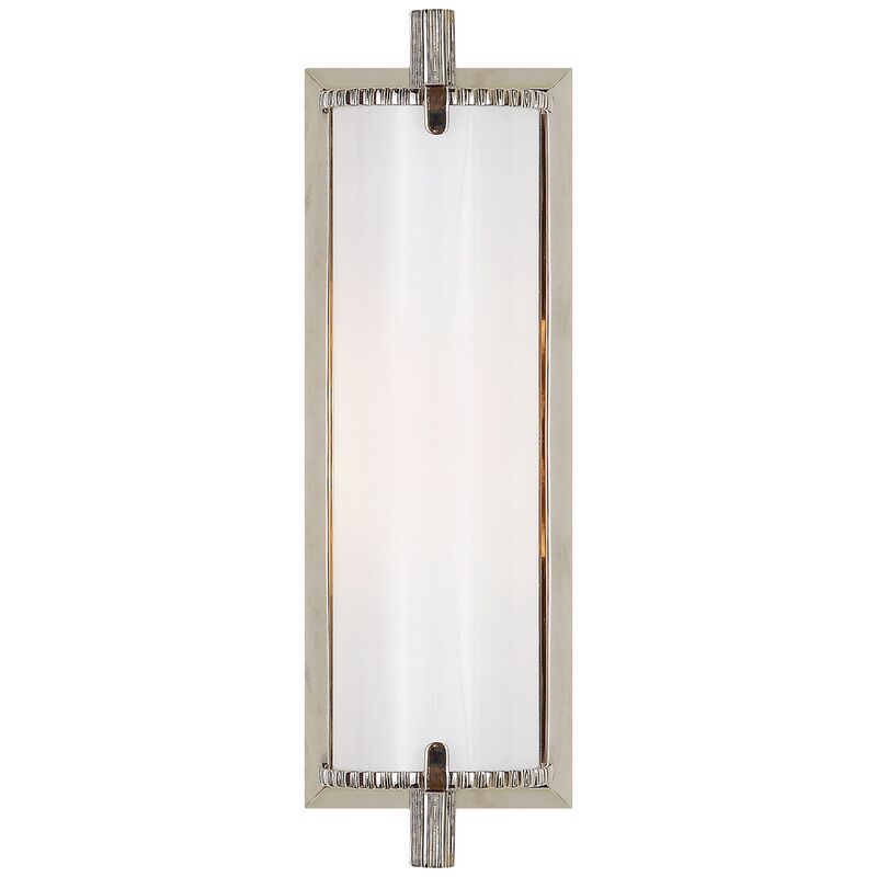 Calliope Short Bath Light in Polished Nickel