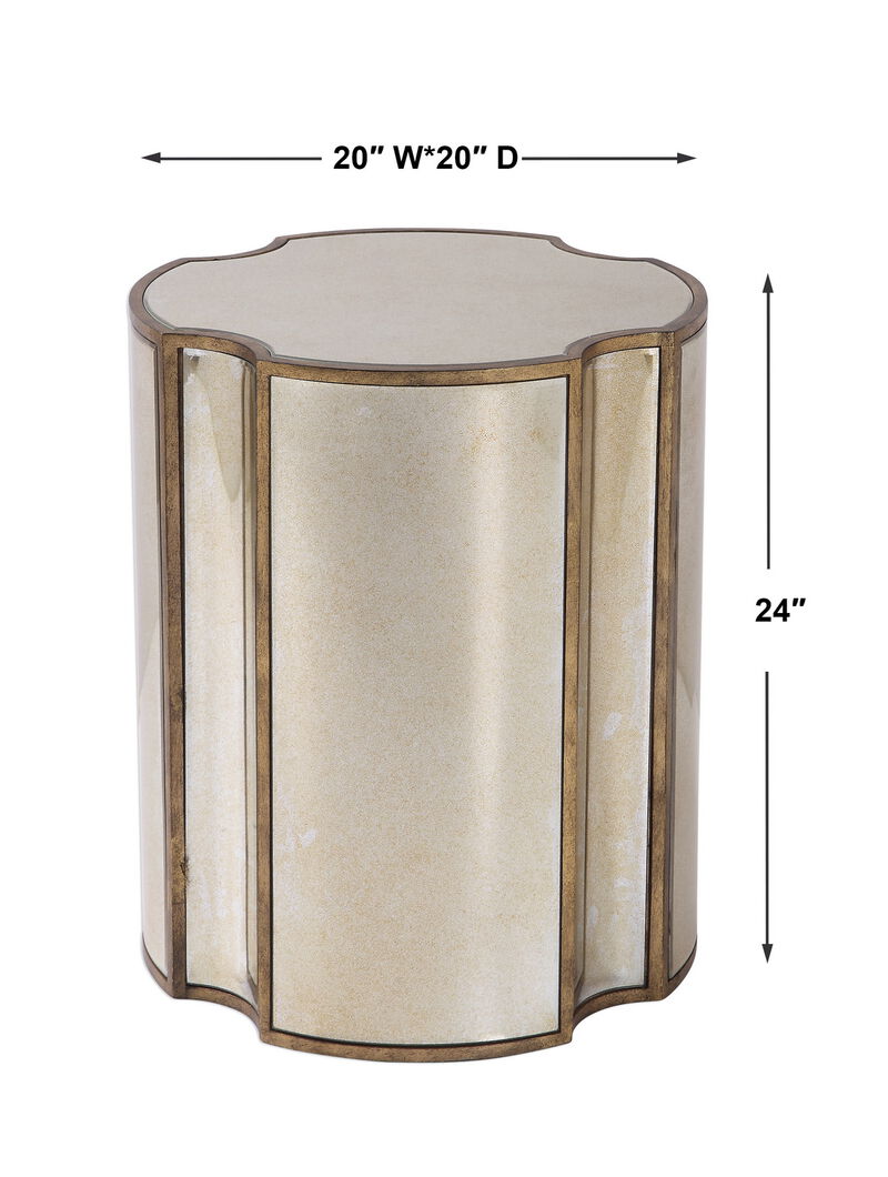 Harlow Mirrored Accent Table