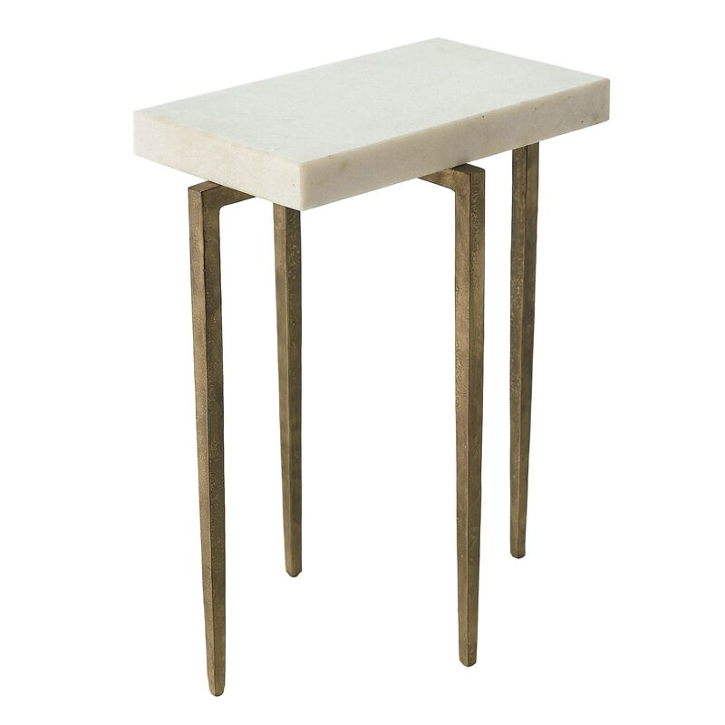 Laforge Accent Table- Brass