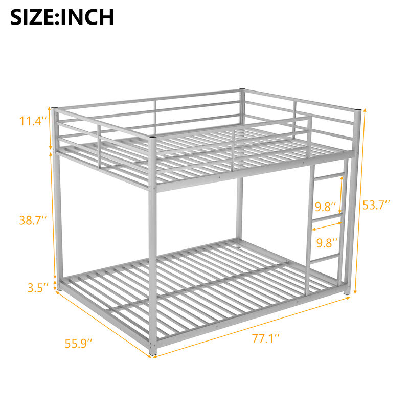 Merax Full over Full Metal Bunk Bed
