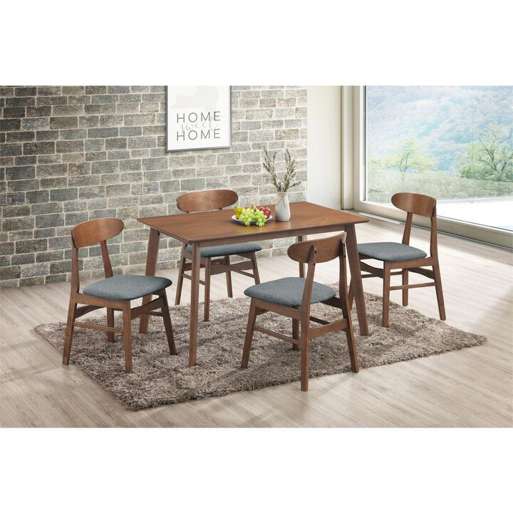 New Classic Furniture Morocco Dark Gray Solid Wood Dining Chair (Set of 6)