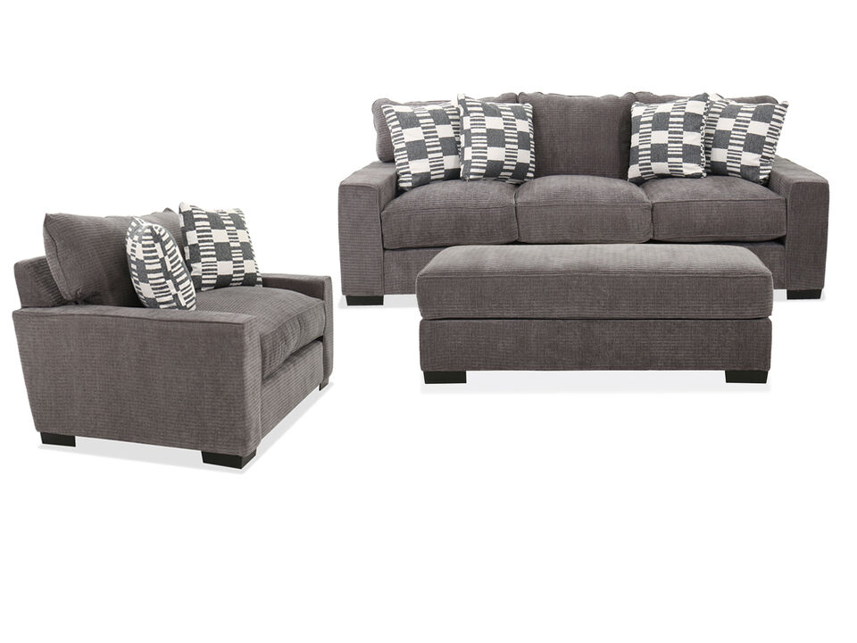 Troy 3 Piece Living Set