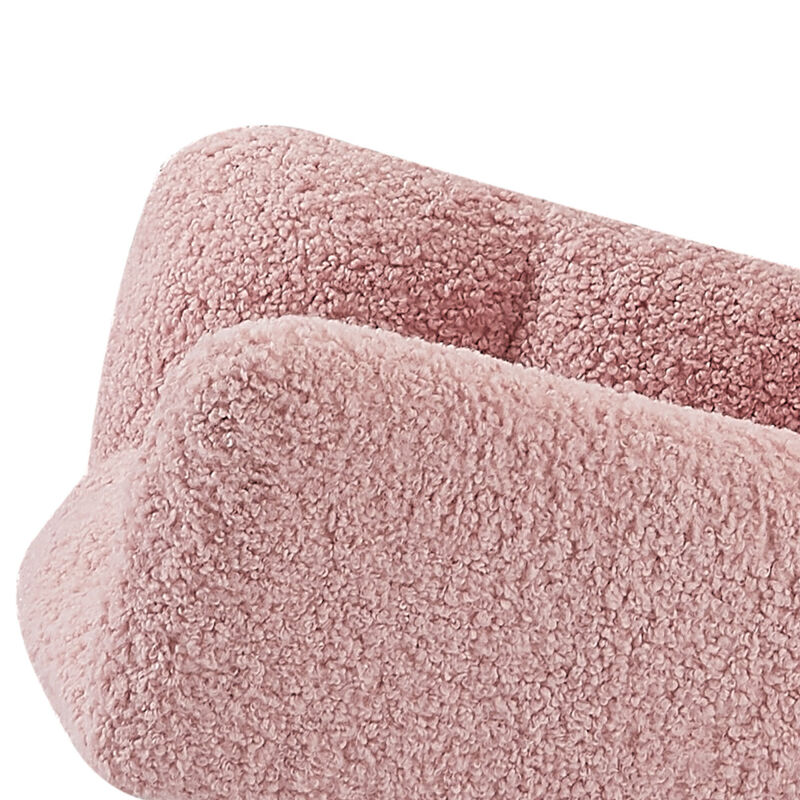 Comfortable Pink Nursing Chair for Baby and Reading