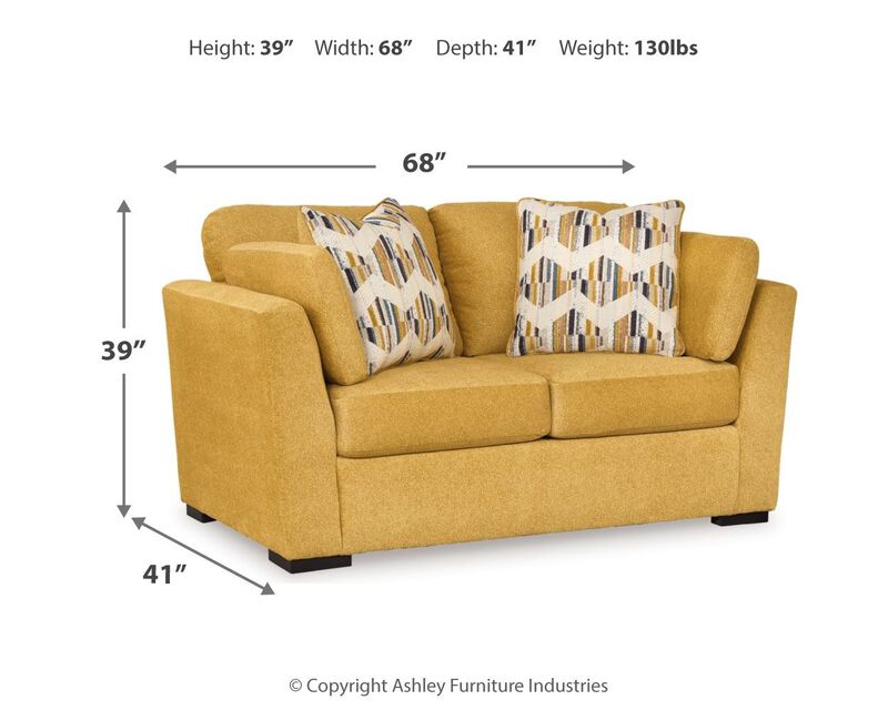 Keerwick Sunflower Loveseat