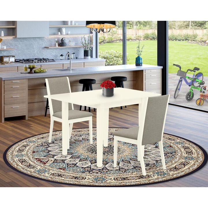 Dining Room Set Linen White