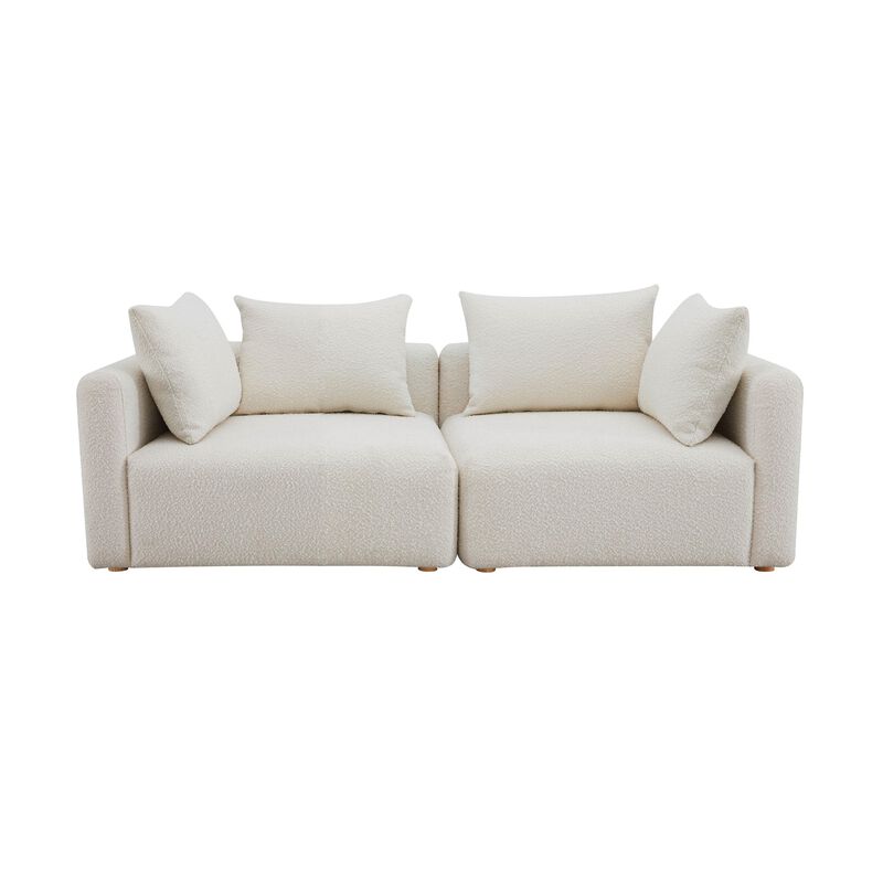 Hangover Cream Loveseat