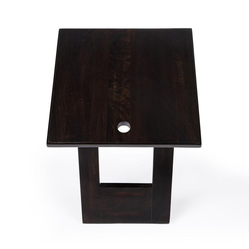 Coffee Folding Accent Table, Belen Kox