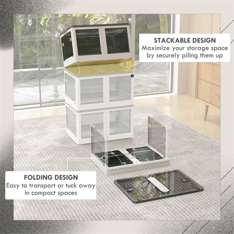 Storage Bins – Durable and Stackable Organizers for Home, Garage, or Office