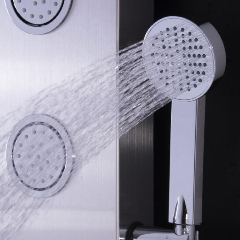 Hivvago 47 Inch Stainless Shower Panel with Massage Jets Hand Shower