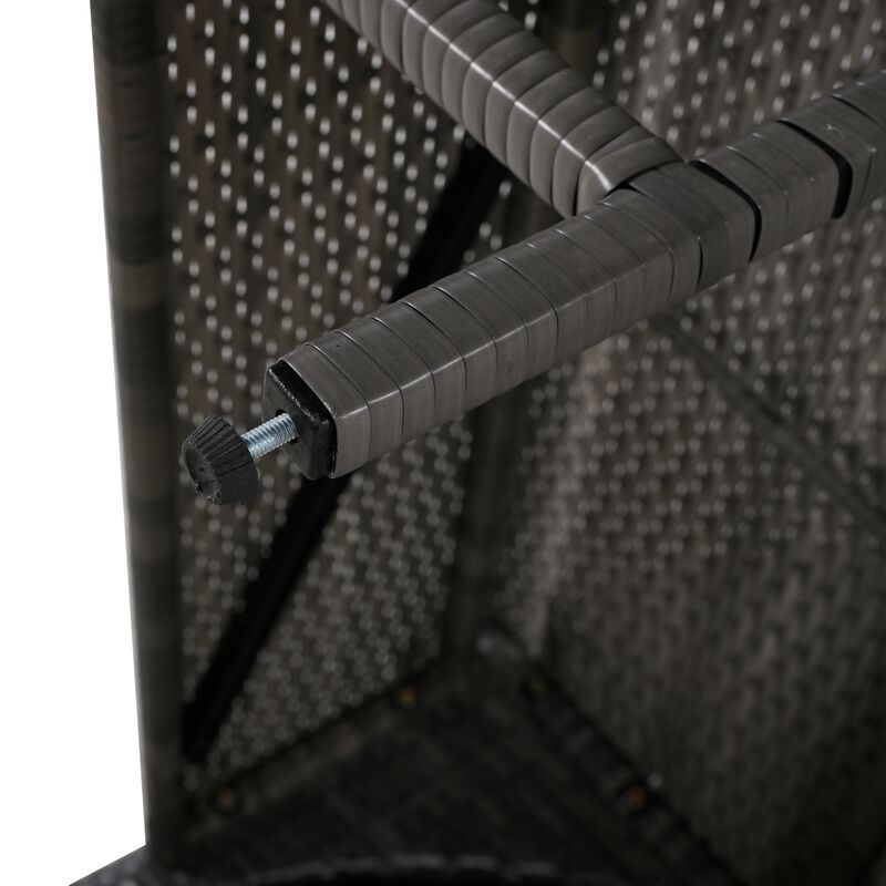 Merax Multi-functional  Outdoor Loveseat Rattan Set