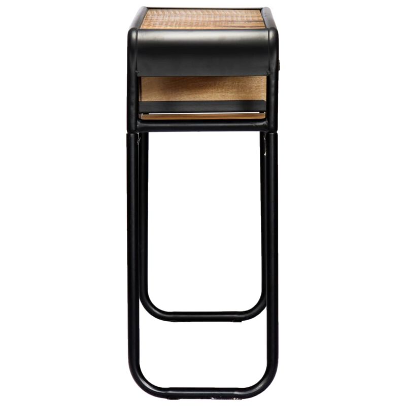vidaXL Console Table 46.5"x11.8"x29.5" Solid Mango Wood