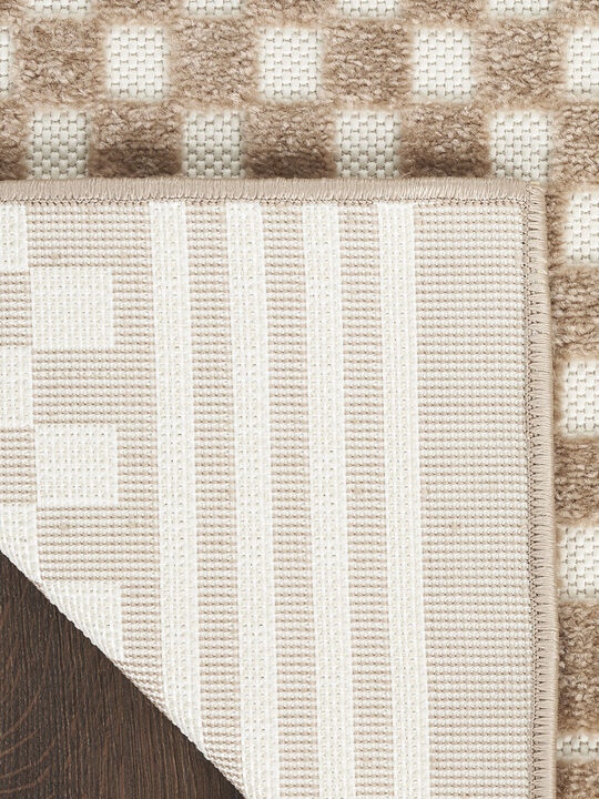 Care Free CAF02 Brown 9'2" x 12' Rug